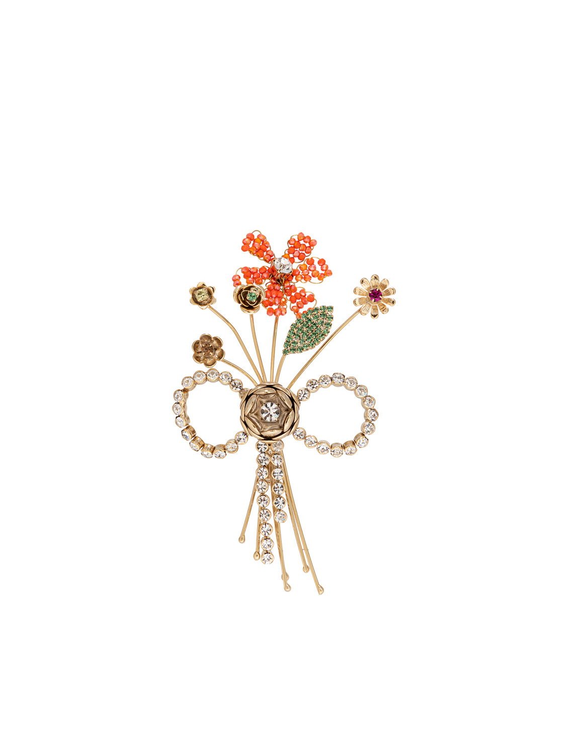 ROSANTICA: Mazzolino Orange Brooch