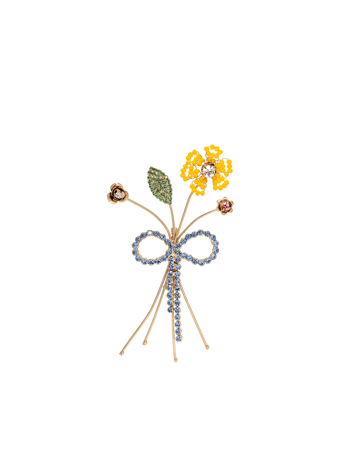 ROSANTICA: Mazzolino Yellow Brooch